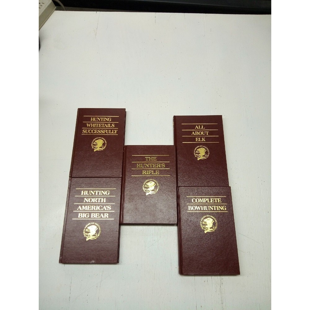 THE HUNTERS RIFLE and 4 OTHER BOOKS IN THE NORTH AMERICAN HUNTING CLUB 1988